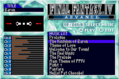 Final Fantasy IV Advance - Sound Restoration Hack Screenshot 1